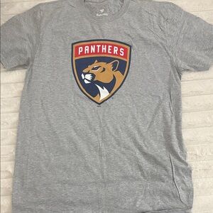 Fanatics Gray Panthers hockey Short Sleeve Tee